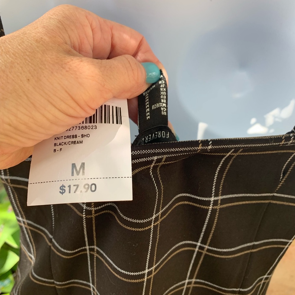 Plaid short dress